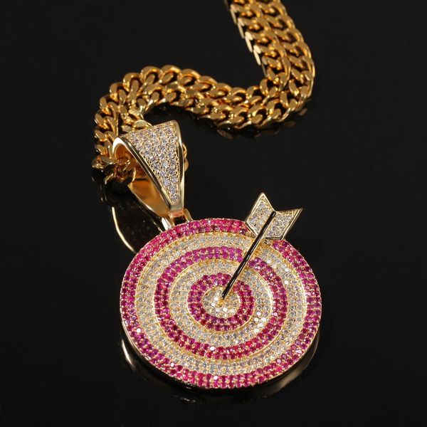 zircon new micro target hip hop pendant sport dart pattern male and female necklace 7tnl, Silver
zircon new micro target hip hop pendant sport dart pattern male and female necklace 7tnl, Silver