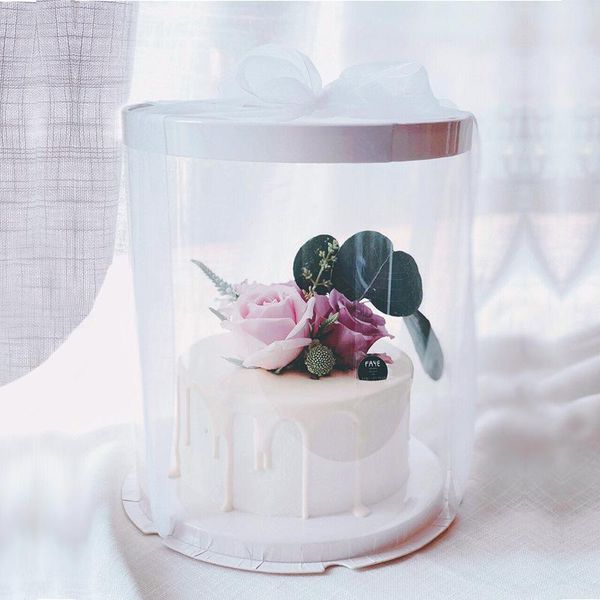 2pcs 22*23cm plastic pet clear cylindrical white 2 tier cake box gift flower toy dushproof package
2pcs 22*23cm plastic pet clear cylindrical white 2 tier cake box gift flower toy dushproof package