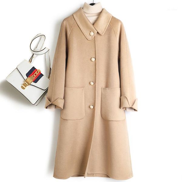 character dolls of new fund of 2020 autumn winters led single pearl clasp double-sided female in long wool coat1, Black
character dolls of new fund of 2020 autumn winters led single pearl clasp double-sided female in long wool coat1, Black