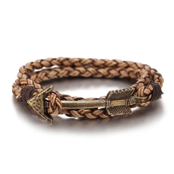 2016 new arrival multilayer charm leather vintage bronze arrow bracelet anchor bracelet for men women lovers' gift jllaiy
2016 new arrival multilayer charm leather vintage bronze arrow bracelet anchor bracelet for men women lovers' gift jllaiy