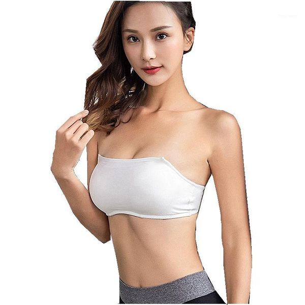 lingerie strapless push up bra tube seamless bandeau crop seamless women bodycon tank halter underwear1, White 
lingerie strapless push up bra tube seamless bandeau crop seamless women bodycon tank halter underwear1, White