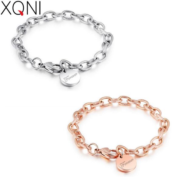xqni cute design thick style stainless steel bracelets for women rose gold color round circle jewelry wedding gift wmtxtt, Golden;silver
xqni cute design thick style stainless steel bracelets for women rose gold color round circle jewelry wedding gift wmtxtt, Golden;silver