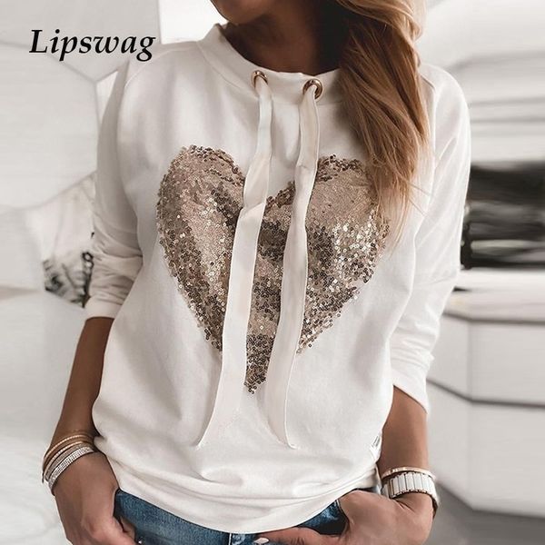 women sequins print sweatshirt fashion lips autumn leopard long sleeve beading o-neck hoodie ladies kawaii sweatshirt hoodies y200608, Black
women sequins print sweatshirt fashion lips autumn leopard long sleeve beading o-neck hoodie ladies kawaii sweatshirt hoodies y200608, Black