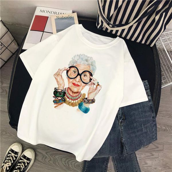 2019 new summer fashion grandmother print t shirt women o-neck short sleeve harajuku for tshirt gothic streetwear t-shirts, White
2019 new summer fashion grandmother print t shirt women o-neck short sleeve harajuku for tshirt gothic streetwear t-shirts, White