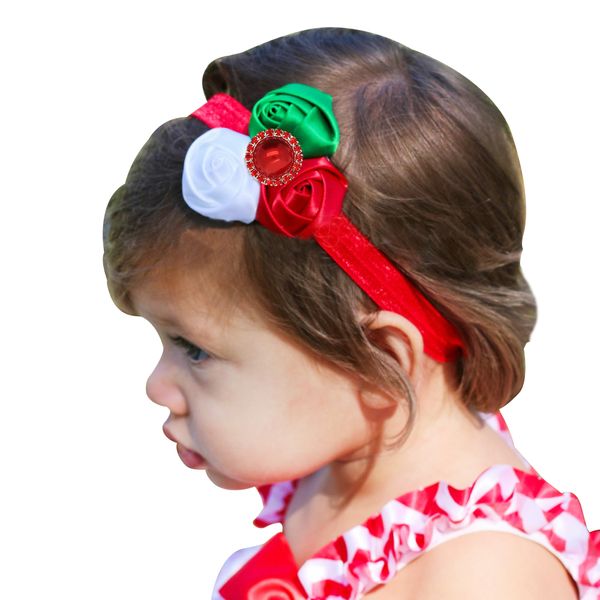 christmas baby foe elastic headbands infant headband elastic boutique satin rose headbands with pearls, Slivery;white
christmas baby foe elastic headbands infant headband elastic boutique satin rose headbands with pearls, Slivery;white