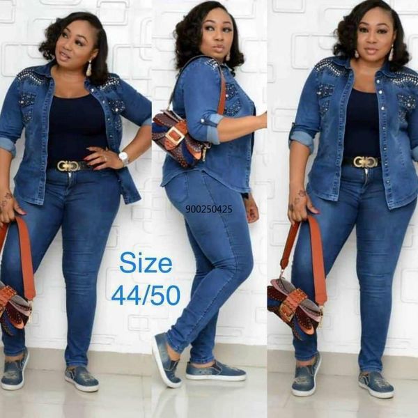 two piece set africa clothes african 2020 new dashiki fashion denim suit and trousers super elastic party plus size for lady, Red
two piece set africa clothes african 2020 new dashiki fashion denim suit and trousers super elastic party plus size for lady, Red