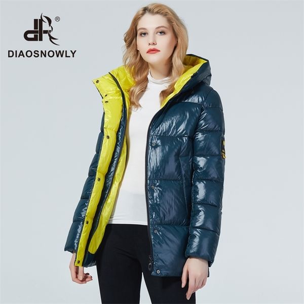 diaosnowly winter jacket women jackets and coats medium lenth thick winter parka woman coat 201027, Black
diaosnowly winter jacket women jackets and coats medium lenth thick winter parka woman coat 201027, Black