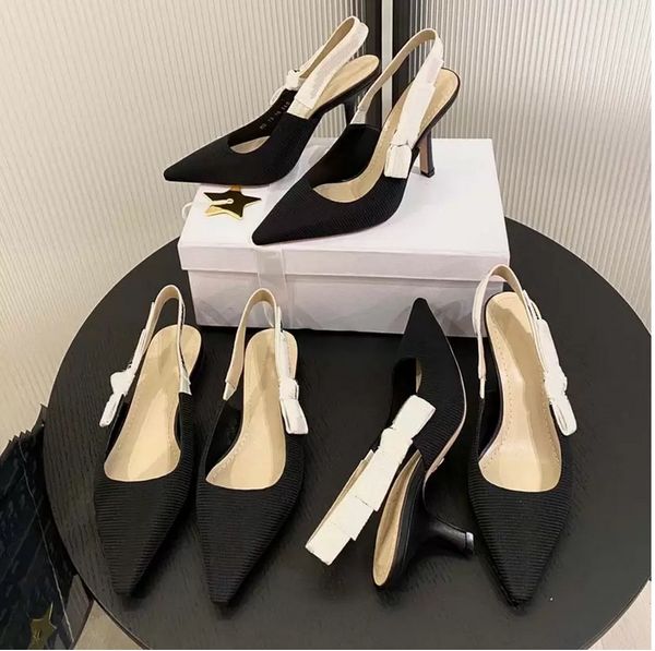 2022 classic designers heels women dress shoes embroidered ribbons embellished flat bows sandals logo heel fabric of science and technology, Black
2022 classic designers heels women dress shoes embroidered ribbons embellished flat bows sandals logo heel fabric of science and technology, Black