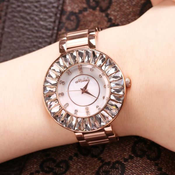 wristwatches ladies watch luxury rhinestone korean fashion diamond temperament steel belt quartz women gifts relojes para mujer1, Slivery;brown
wristwatches ladies watch luxury rhinestone korean fashion diamond temperament steel belt quartz women gifts relojes para mujer1, Slivery;brown