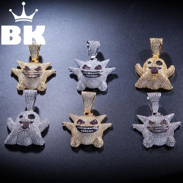 the bling king custom monster elf combination necklace hip hop full iced out cubic zirconia gold sliver cz stone, Silver
the bling king custom monster elf combination necklace hip hop full iced out cubic zirconia gold sliver cz stone, Silver