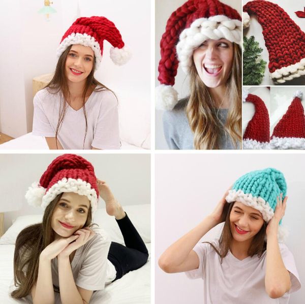 christmas hat hand made knitted iceland wool thick thread hat parent-child long tail hat child available xmas gift
christmas hat hand made knitted iceland wool thick thread hat parent-child long tail hat child available xmas gift