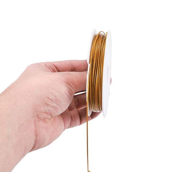 1 roll/lots 0.3/0.45/0.5/0.6mm tough stainless steel tiger tail beading wire fit bracelet necklace for jewelry making bbyndg, White;red
1 roll/lots 0.3/0.45/0.5/0.6mm tough stainless steel tiger tail beading wire fit bracelet necklace for jewelry making bbyndg, White;red