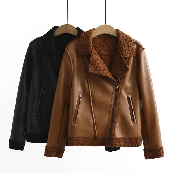 2020 winter new 200 jin fat sister plus size women's slim fashion short leather clothes, Black
2020 winter new 200 jin fat sister plus size women's slim fashion short leather clothes, Black