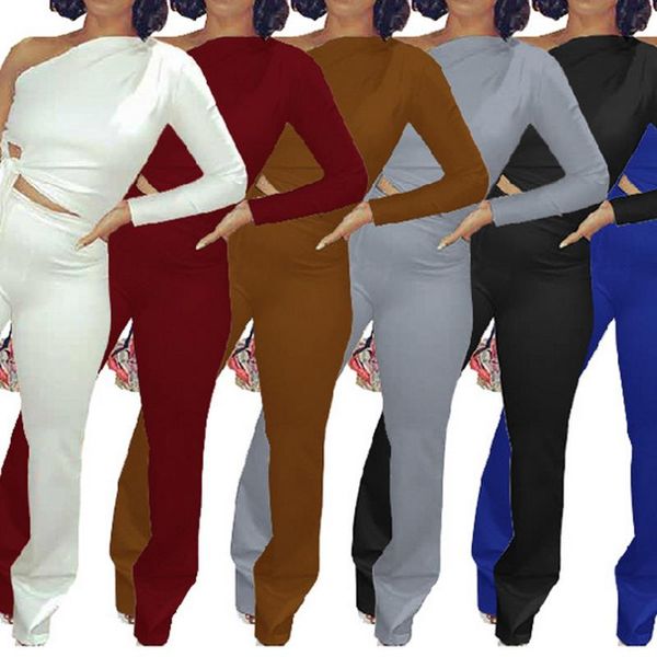 women vintage two piece set off shoulder pencil jogger sweatpants suit sports tracksuit fitness outfit matching set, Gray
women vintage two piece set off shoulder pencil jogger sweatpants suit sports tracksuit fitness outfit matching set, Gray