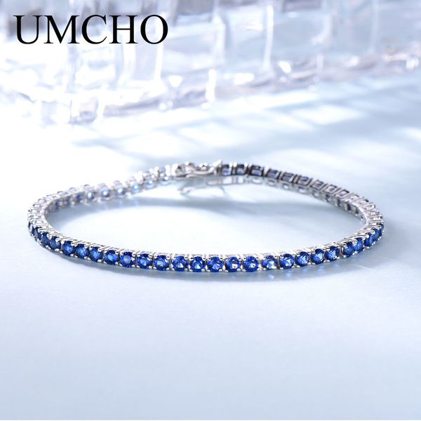 umcho luxury blue sapphire bracelets for women solid 925 sterling silver jewelry vintage gemstone romantic elegant female gift q1201, Black
umcho luxury blue sapphire bracelets for women solid 925 sterling silver jewelry vintage gemstone romantic elegant female gift q1201, Black