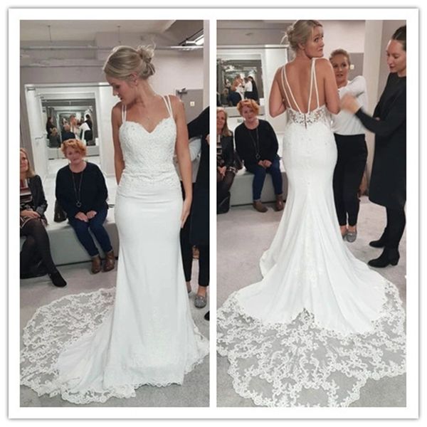 2021 new elegant white mermaid boho straps of sweeptrain bow ties wedding gowns g9tb
2021 new elegant white mermaid boho straps of sweeptrain bow ties wedding gowns g9tb