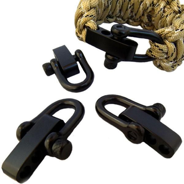 charm bracelets 30packs/lot stainless steel shackles adjustable paracord bracelet buckles camping with round pin style, Golden;silver
charm bracelets 30packs/lot stainless steel shackles adjustable paracord bracelet buckles camping with round pin style, Golden;silver