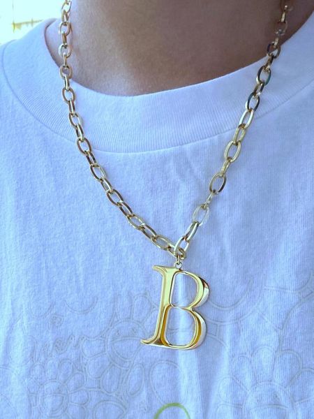 chains b fashion goddess luxury for women necklace gold color luxe jewelry stainless steel, Silver
chains b fashion goddess luxury for women necklace gold color luxe jewelry stainless steel, Silver