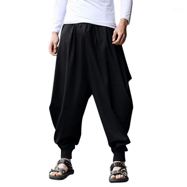 loose men harem pants cotton linen solid trousers men retro gypsy pants streetwear baggy hip hop casual elastic waist1, Black
loose men harem pants cotton linen solid trousers men retro gypsy pants streetwear baggy hip hop casual elastic waist1, Black