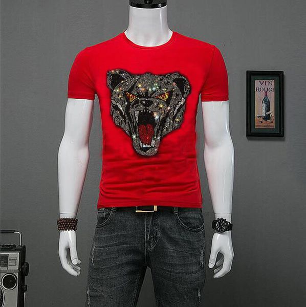 strass brand new men's short cotton mans casual shirt funny t-shirts summer clothes homme wphm, White
strass brand new men's short cotton mans casual shirt funny t-shirts summer clothes homme wphm, White