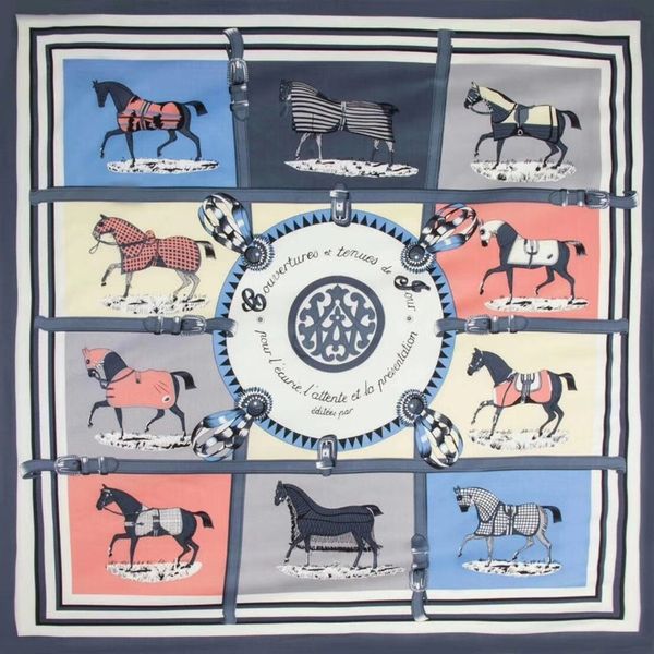 new europe and the united states wind fashion design horse carriage digital printing 130 big square scarf scarf soft headband y201024, Blue;gray
new europe and the united states wind fashion design horse carriage digital printing 130 big square scarf scarf soft headband y201024, Blue;gray