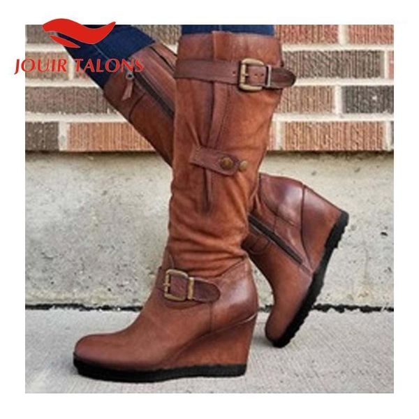 boots jouir talons shoes woman brand vintage round toe hieght increasing buckle straps mid-claf western boots1, Black
boots jouir talons shoes woman brand vintage round toe hieght increasing buckle straps mid-claf western boots1, Black