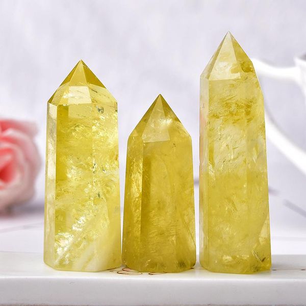 1pc natural crystal point citrine healing energy stone reiki obelisk crystal quartz wand ornament for home decoration tower gift h bbycwb, Black
1pc natural crystal point citrine healing energy stone reiki obelisk crystal quartz wand ornament for home decoration tower gift h bbycwb, Black