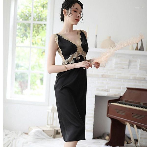women sleepwear lace nightgown backless night dress womens clothing lingerie porno silk lingerie v-neckwomens clothing sleepwear1, Black;red
women sleepwear lace nightgown backless night dress womens clothing lingerie porno silk lingerie v-neckwomens clothing sleepwear1, Black;red