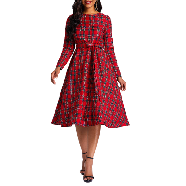 retro red plaid dresses 2020 autumn vintage women elegant bowknot retro lace up fashion long sleeve party dress vestidos, Black;gray
retro red plaid dresses 2020 autumn vintage women elegant bowknot retro lace up fashion long sleeve party dress vestidos, Black;gray