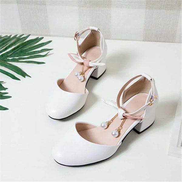 women cute sweet white crystal round toe square heel pumps lady pearl deco comfort heel shoes a7022, Black
women cute sweet white crystal round toe square heel pumps lady pearl deco comfort heel shoes a7022, Black