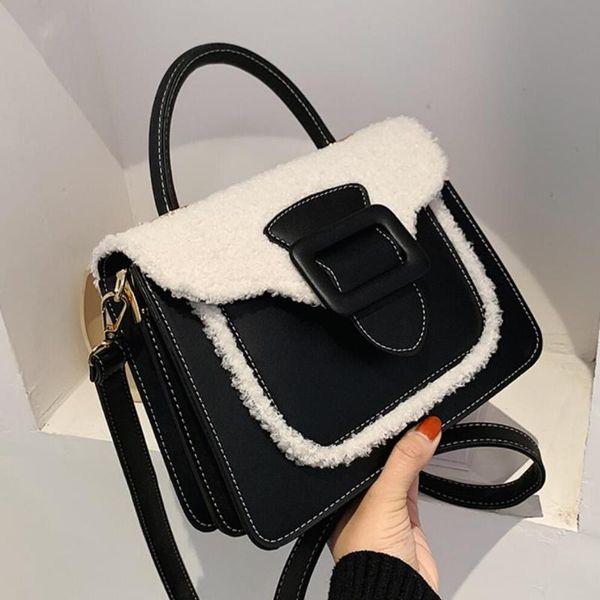 cross body elegant female plush tote bag 2021 pu leather women's designer handbag contrast color shoulder messenger
cross body elegant female plush tote bag 2021 pu leather women's designer handbag contrast color shoulder messenger