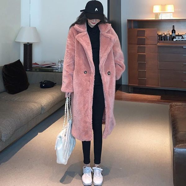 winter women faux fur coat luxury long fur coat loose lapel overcoat thick warm plus size female plush coats1, Black
winter women faux fur coat luxury long fur coat loose lapel overcoat thick warm plus size female plush coats1, Black