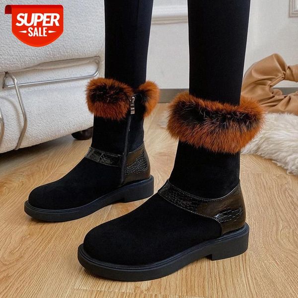 lucyever black warm faux fur ankle boots for women patchwork pu leather low heel winter shoes woman fashion zipper short booties #yw0e
lucyever black warm faux fur ankle boots for women patchwork pu leather low heel winter shoes woman fashion zipper short booties #yw0e