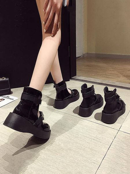 short boots women 2020 new belt buckle thick heel breathable fashion casual leather shoes, Black
short boots women 2020 new belt buckle thick heel breathable fashion casual leather shoes, Black