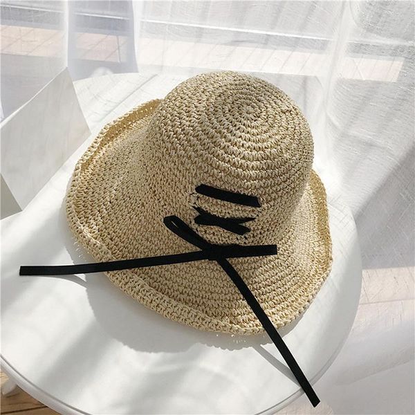 new women summer sun straw raffia hat wide brim beach hats girl outside travel straw cap casual bow hat, Blue;gray
new women summer sun straw raffia hat wide brim beach hats girl outside travel straw cap casual bow hat, Blue;gray