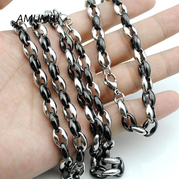 amumiu black silver color stainless steel necklace bracelet chain set 14/16/17/18/19/20/21/22/23/24/26cm 40cm 45cm 90cm hztz066
amumiu black silver color stainless steel necklace bracelet chain set 14/16/17/18/19/20/21/22/23/24/26cm 40cm 45cm 90cm hztz066