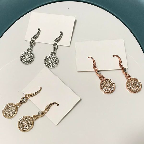 famous new york stylist earrings women round pave earrings fashion crystal drop earring good quality earrings with cartons, Golden;silver
famous new york stylist earrings women round pave earrings fashion crystal drop earring good quality earrings with cartons, Golden;silver
