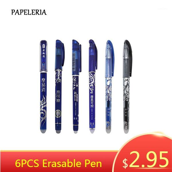 gel pens 6pcs/lot erasable pen set washable handle refill 0.5mm blue black ink magic for school stationery1
gel pens 6pcs/lot erasable pen set washable handle refill 0.5mm blue black ink magic for school stationery1