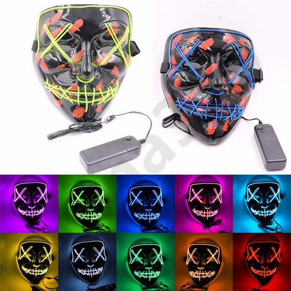 ghost led halloween 9 colors masquerade full face masks the purge movie wire glowing costumes party mask gift 60pcs t1i988
ghost led halloween 9 colors masquerade full face masks the purge movie wire glowing costumes party mask gift 60pcs t1i988