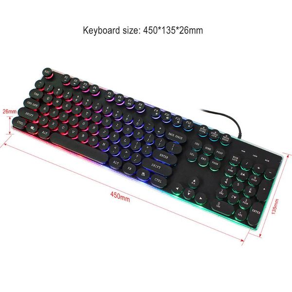 gaming keyboard wired game imitation mechanical keyboard with backlight gamer silent mouse for pc laptop
gaming keyboard wired game imitation mechanical keyboard with backlight gamer silent mouse for pc laptop