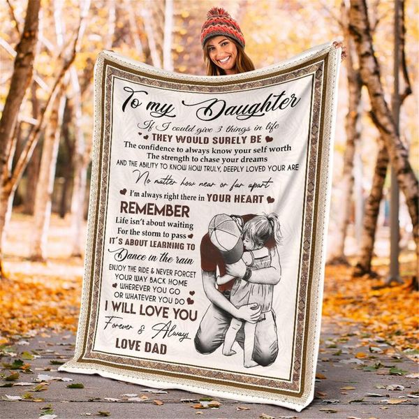 flannel throw blanket to my daughter or son letter printed quilts dad mom for daughter's air mail blanket encourage and love
flannel throw blanket to my daughter or son letter printed quilts dad mom for daughter's air mail blanket encourage and love