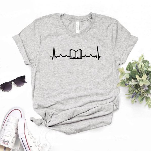 book heartbeat print women tshirt cotton casual funny t shirt for yong lady girl tee 6 colors drop ship na-410, White
book heartbeat print women tshirt cotton casual funny t shirt for yong lady girl tee 6 colors drop ship na-410, White