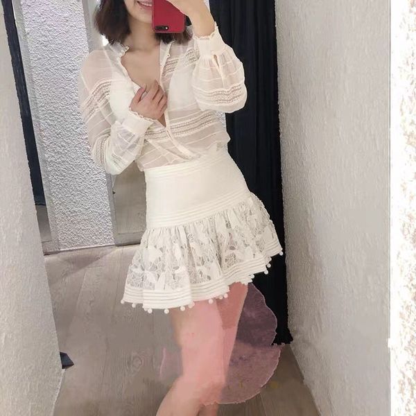 female lace suits 2021 summer hollow designer blouse skirt ladies party defines vacation shirt three pieces sweater couk, Black;gray
female lace suits 2021 summer hollow designer blouse skirt ladies party defines vacation shirt three pieces sweater couk, Black;gray