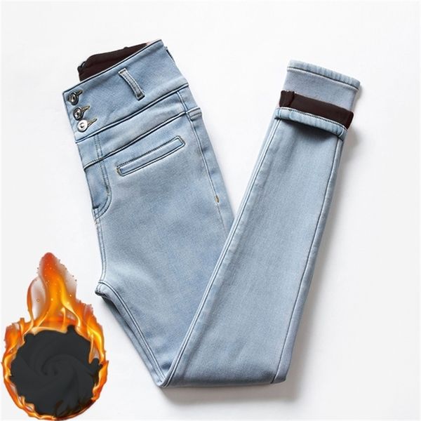 high waist thickened elastic skinny denim pencil pants women basic mom ladies slim jeans winter warm tall women clothing female 201223, Blue
high waist thickened elastic skinny denim pencil pants women basic mom ladies slim jeans winter warm tall women clothing female 201223, Blue
