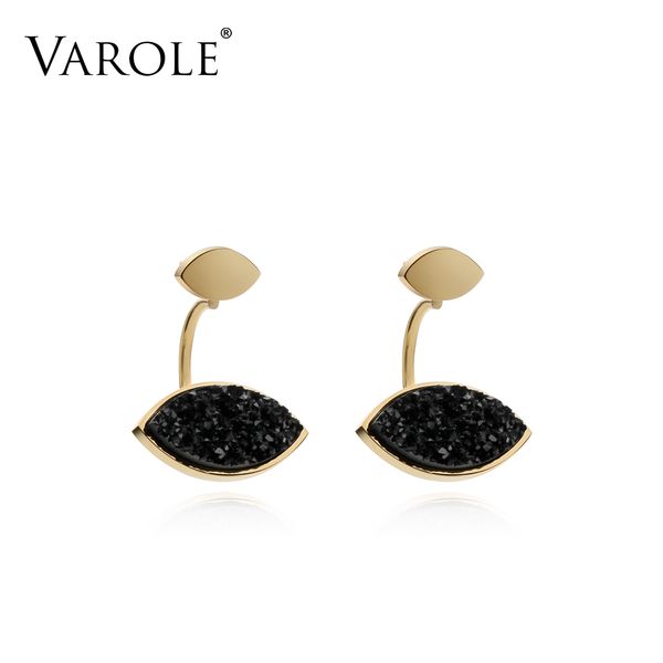 varole new arrival drop stainless steel long earrings for women simple design black oval stud gold color earring fashion jewelry
varole new arrival drop stainless steel long earrings for women simple design black oval stud gold color earring fashion jewelry