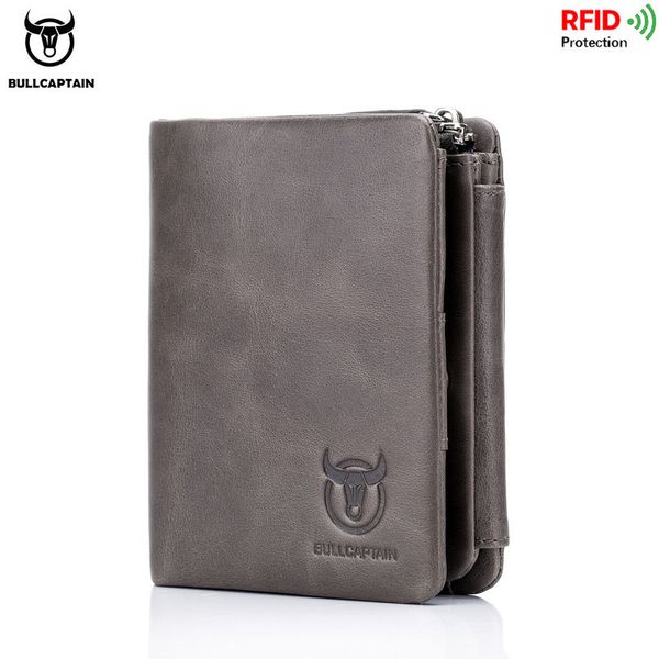 bullcaptain brand leather rfid retro wallet men's small zipper wallet card bag men's wallet clutch c1115, Red;black
bullcaptain brand leather rfid retro wallet men's small zipper wallet card bag men's wallet clutch c1115, Red;black