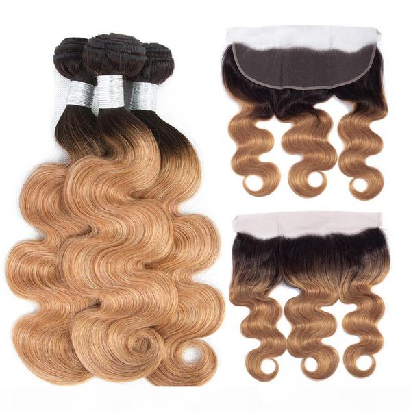 ombre color t1b 27 body wave bundle with lace frontal brazilian peruvian malaysian virgin ombre blonde human hair 3 bundle with closure 13*4, Black;brown
ombre color t1b 27 body wave bundle with lace frontal brazilian peruvian malaysian virgin ombre blonde human hair 3 bundle with closure 13*4, Black;brown