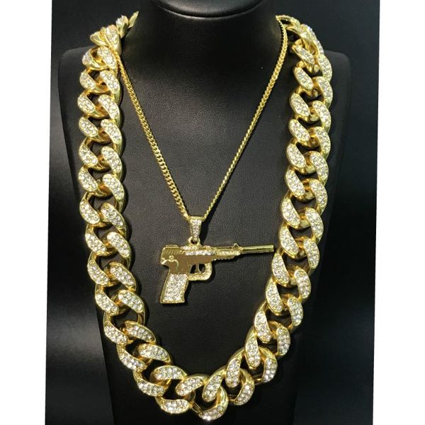 pendant necklaces hip hop men necklace gold sliver color crystal miami cuban basketball rock set 2cm street dance rapper jewelry, Silver
pendant necklaces hip hop men necklace gold sliver color crystal miami cuban basketball rock set 2cm street dance rapper jewelry, Silver