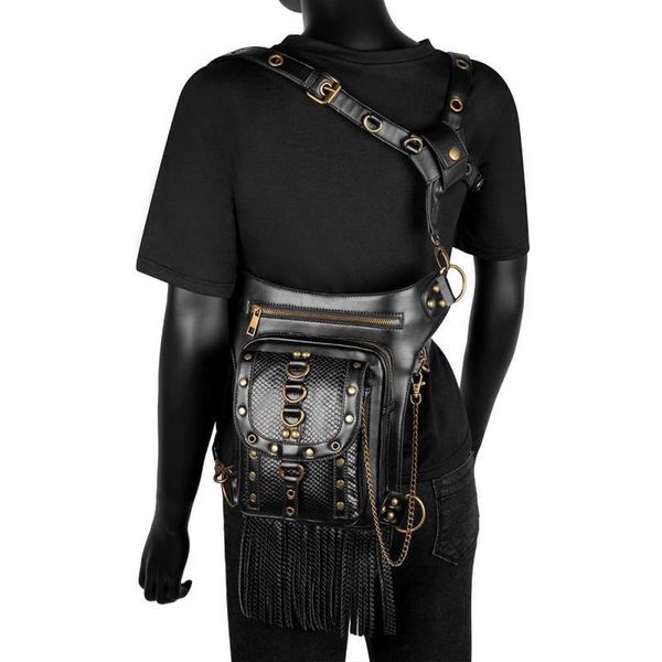 yourseason moto biker ladies waist bag 2021 steampunk pu leather multifunctional female shoulder tassel rivet bags
yourseason moto biker ladies waist bag 2021 steampunk pu leather multifunctional female shoulder tassel rivet bags