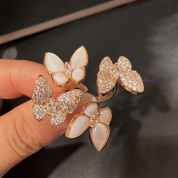three-dimensional fritillaria diamond butterfly ring female open finger ring retro hong kong wind exquisite drill butterfly tide simple, Silver
three-dimensional fritillaria diamond butterfly ring female open finger ring retro hong kong wind exquisite drill butterfly tide simple, Silver